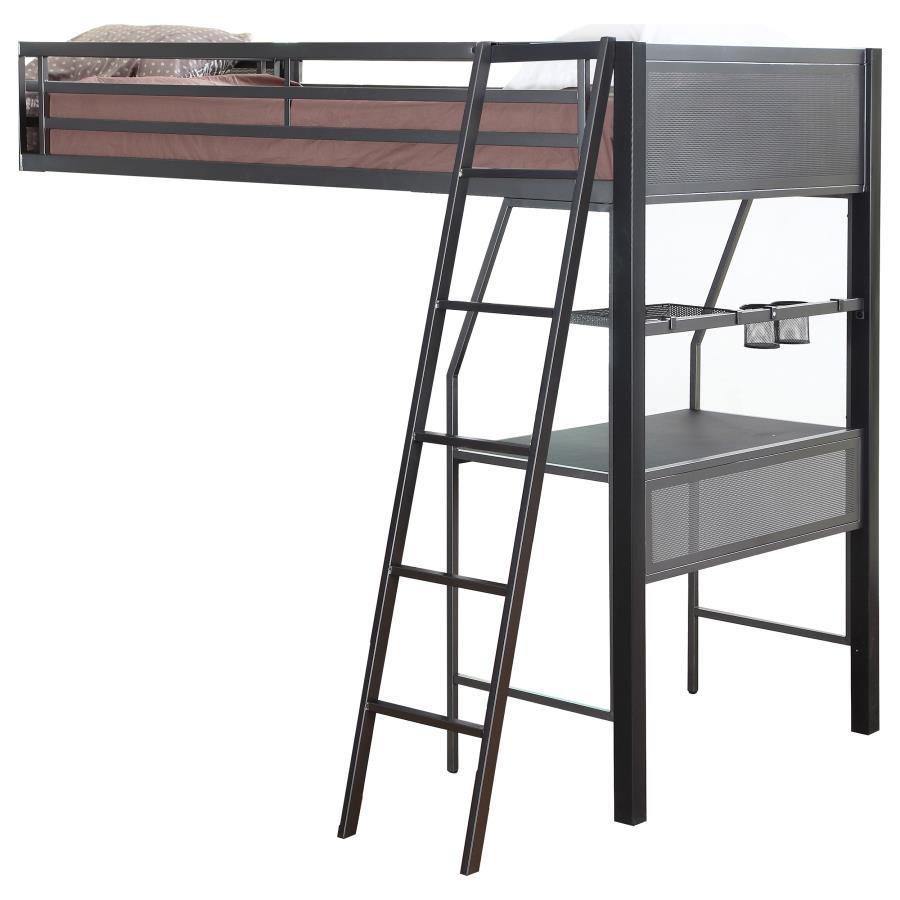 Meyers - Metal Bunk Bed With Loft