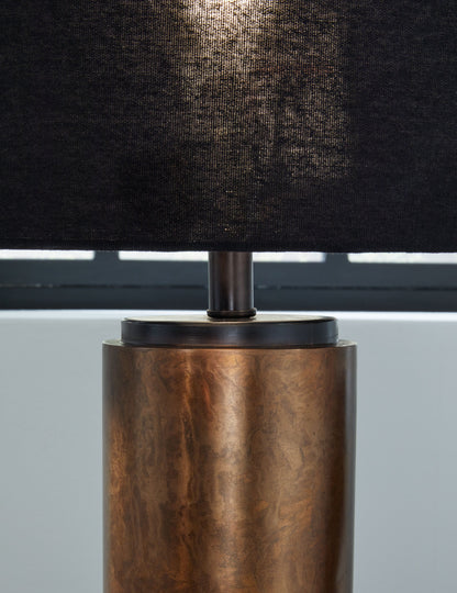 Hildry - Antique Brass Finish - Metal Table Lamp