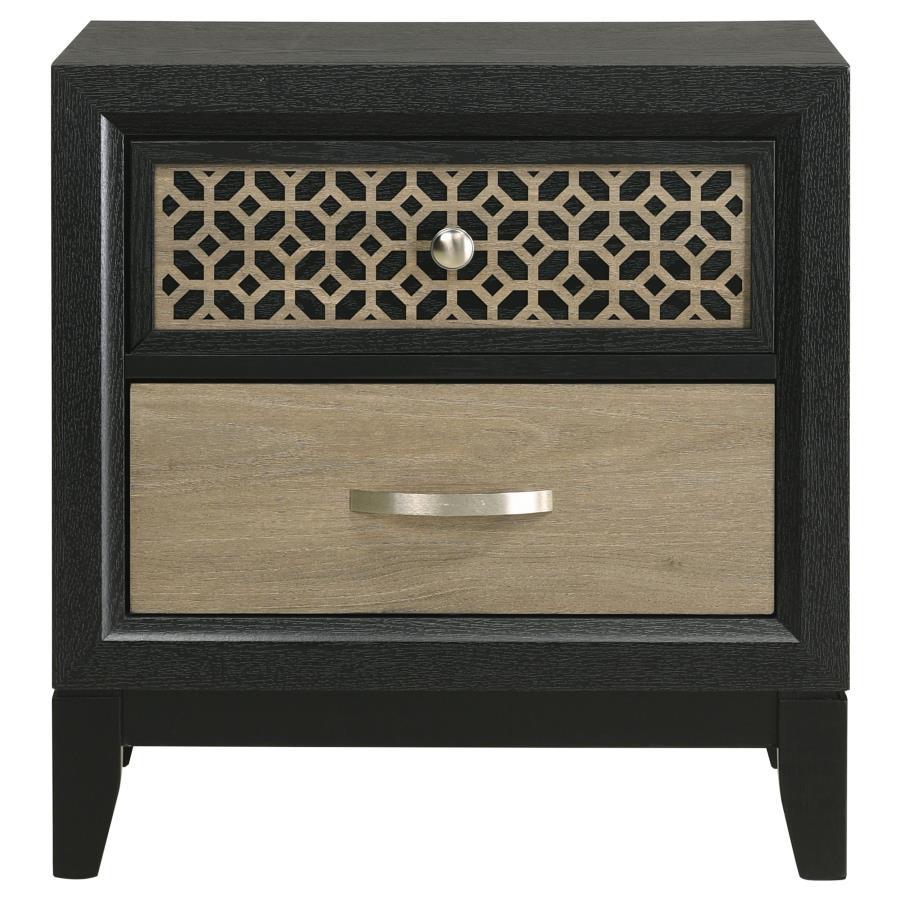 Valencia - 2-Drawer Nightstand - Black