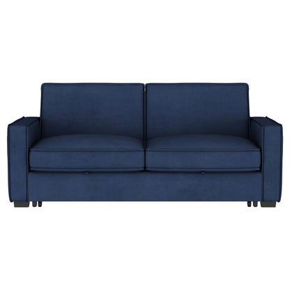 Gretchen - Upholstered Convertible Sleeper Sofa Bed - Navy Blue