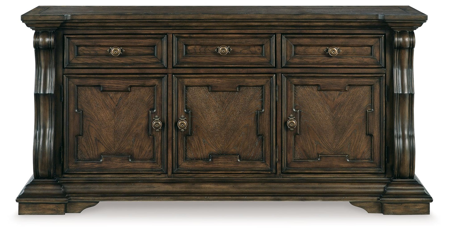 Maylee - Dark Brown - Dining Room Buffet