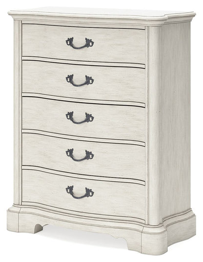 Arlendyne - Antique White - Five Drawer Chest