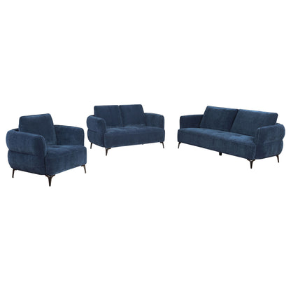 Lively - Chenille Upholstered Sofa Set