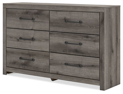 Graystorm - Brown Gray - Six Drawer Dresser