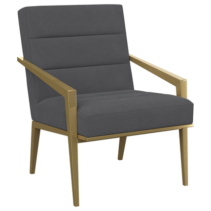 Kirra - Upholstered Metal Arm Accent Chair