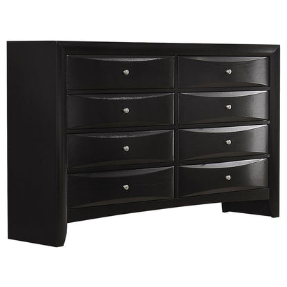 Briana - 8-Drawer Dresser - Black