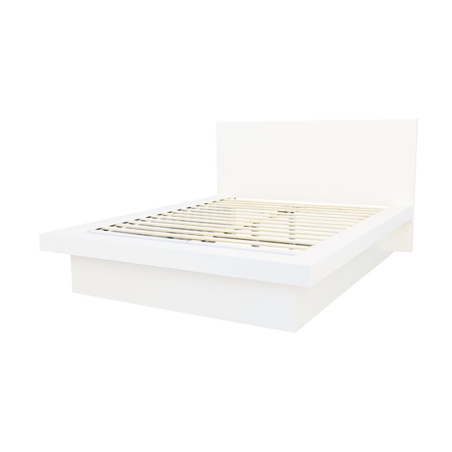 Jessica - Wood LED Panel Bed