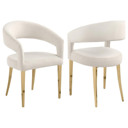 Galiano Velvet - Upholstered Dining Arm Chair (Set of 2)