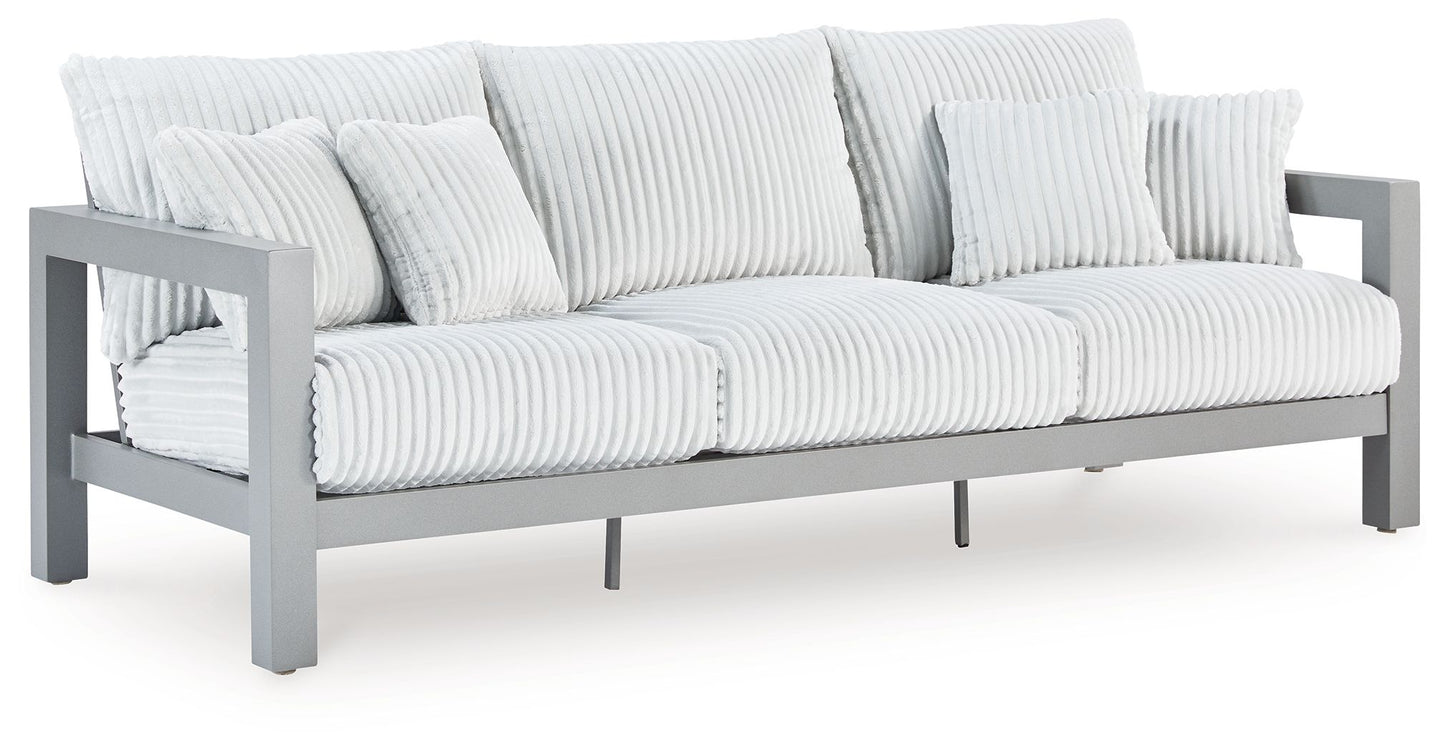 Hurley Park - Gray - Sofa With Cushion