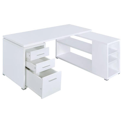 Yvette - 3-Drawer L-Shape Computer Desk