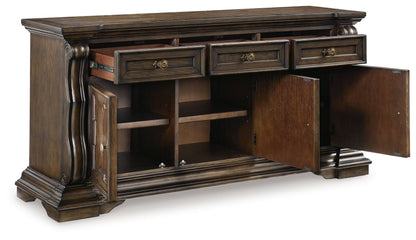 Maylee - Dark Brown - Dining Room Buffet