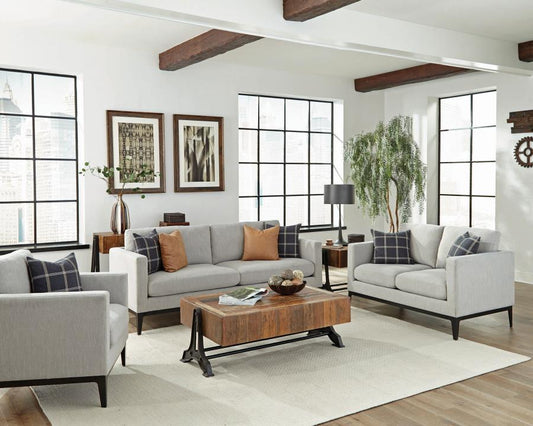 Apperson - Upholstered Track Arm Sofa Set