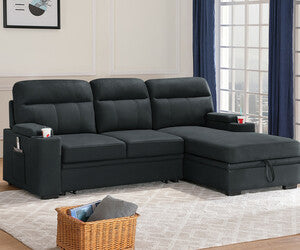 Sectional Sleeper with Storage