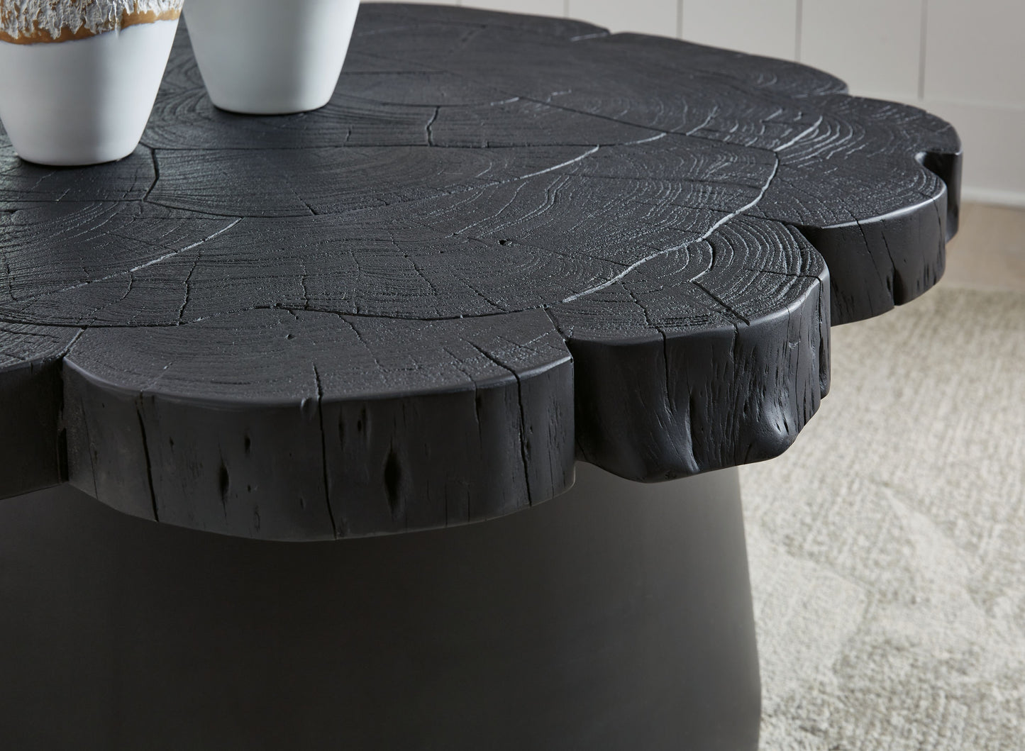 Wimbell - Black - Round Cocktail Table