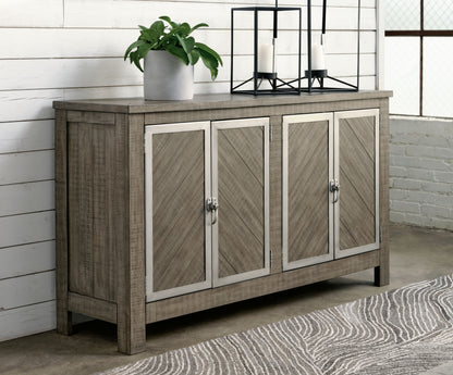 Krystanza - Weathered Gray - Dining Room Server