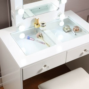 WHITE MAKEUP VANITY