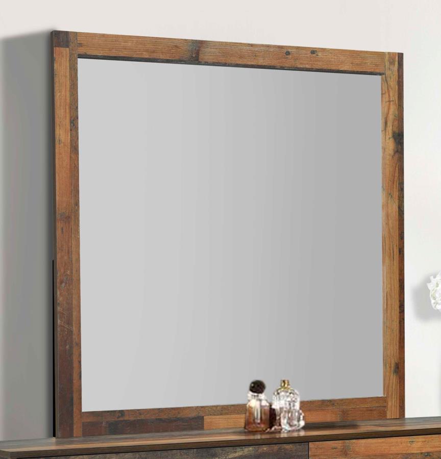 Sidney - Dresser Mirror - Rustic Pine