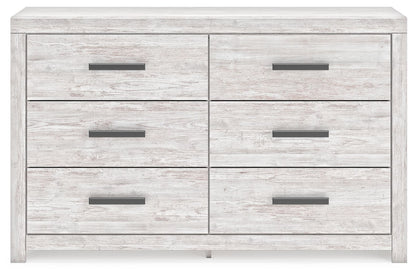 Cayboni - Whitewash - Six Drawer Dresser