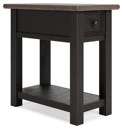 Tyler - Black / Gray - Chair Side End Table