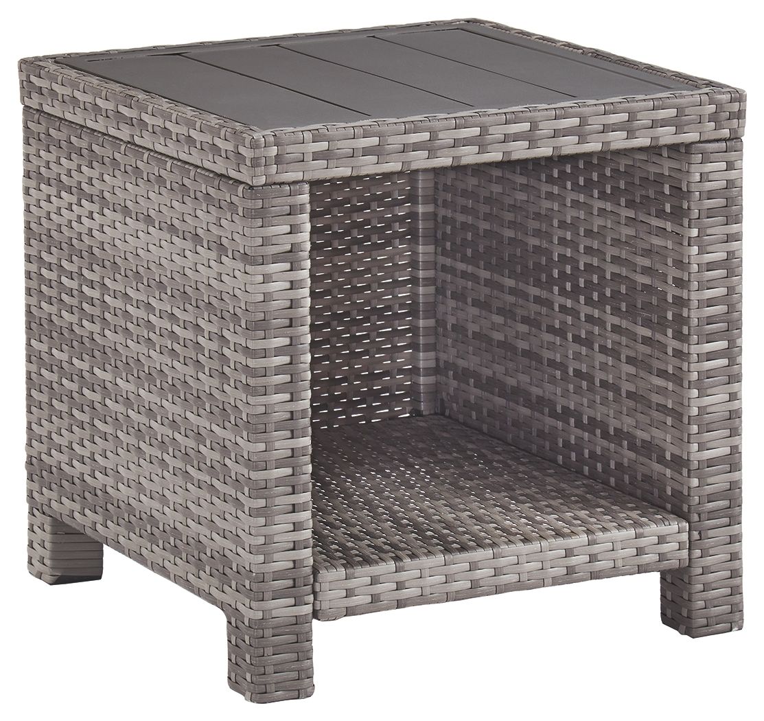 Salem - Gray - Square End Table