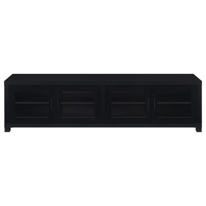 Jupiter - 4 Door Engineered Wood TV Stand - Black