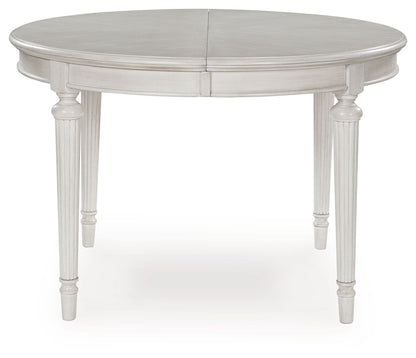 Montelaine - Antique White - Oval Dining Room Extension Table