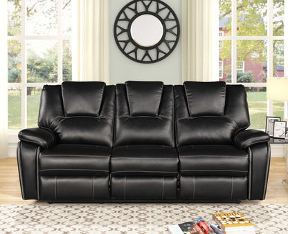 Power Recliner Breathable Air Leather Sofa