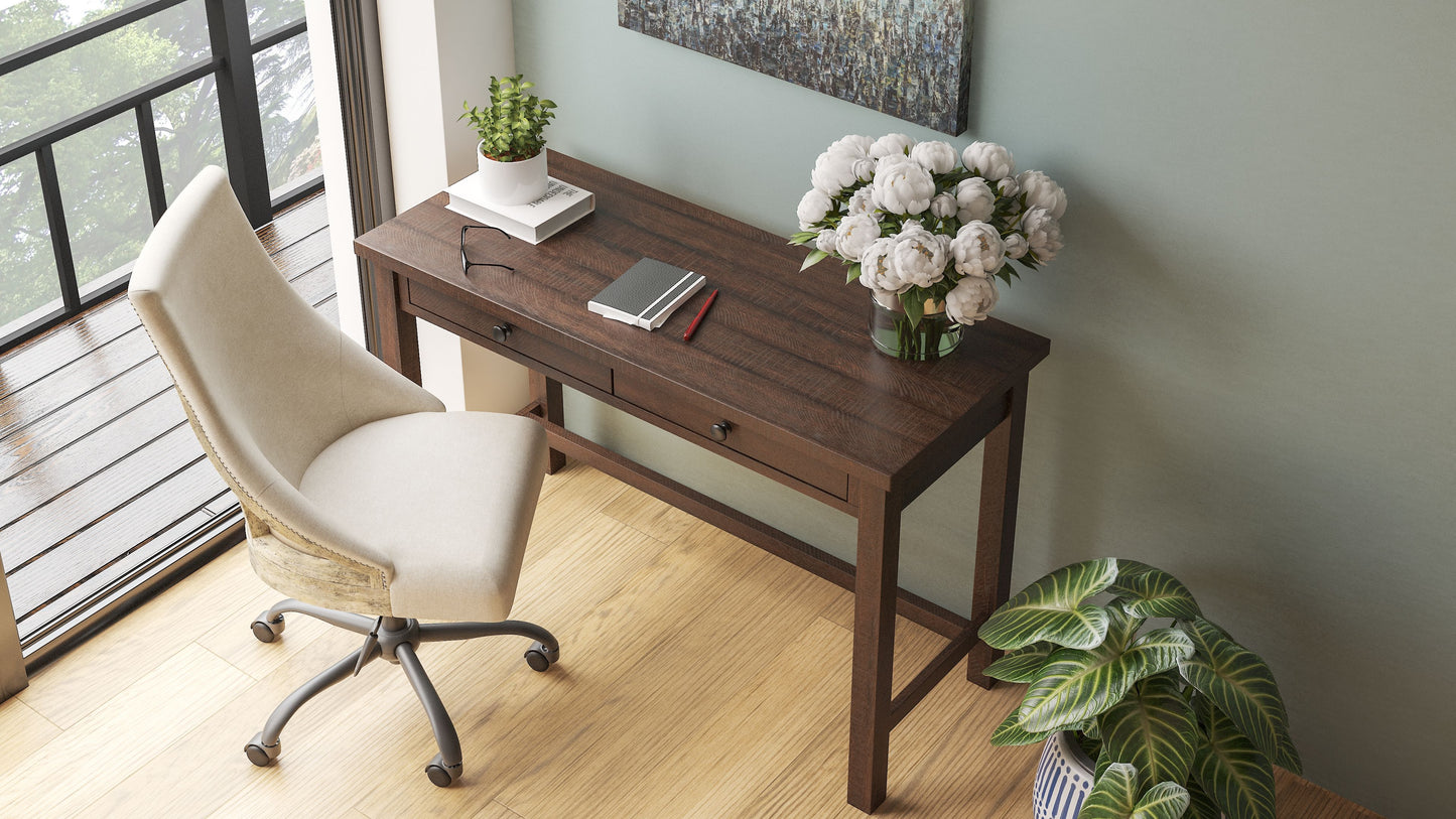 Camiburg - Warm Brown - Home Office Desk - Standalone