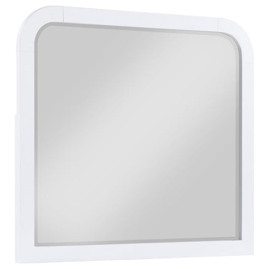 Anastasia - Dresser Mirror - Pearl White