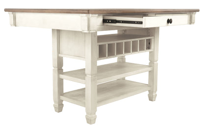 Bolanburg - Beige - Rectangular Dining Room Counter Table