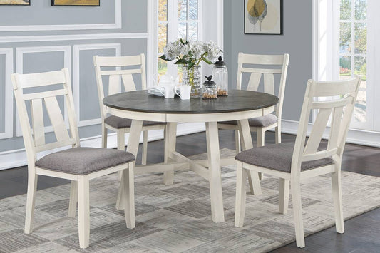 5 Pcs Dining Set, Round