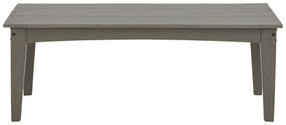 Visola - Gray - Rectangular Cocktail Table