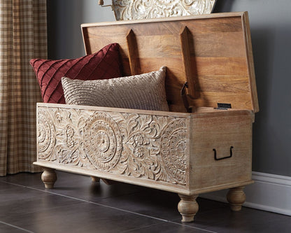 Fossil - Beige - Storage Bench